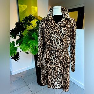 Graham & Spencer Faux Fur Trench Coat